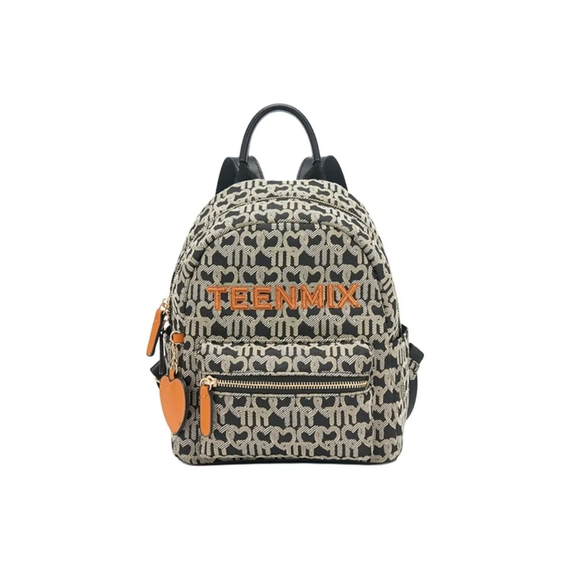 teenmix Холст Рюкзак Большой Женский Черный Темно-синий