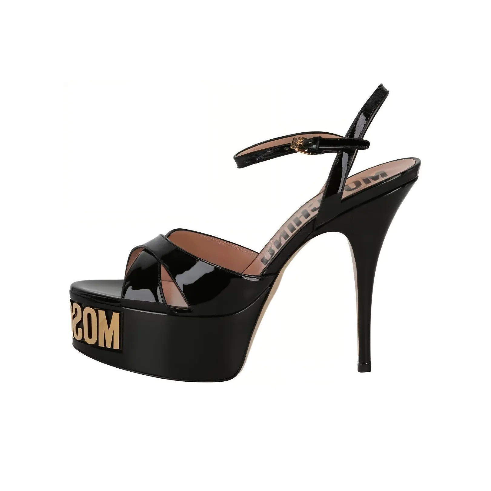 MOSCHINO One Strap Sandals Women's Black