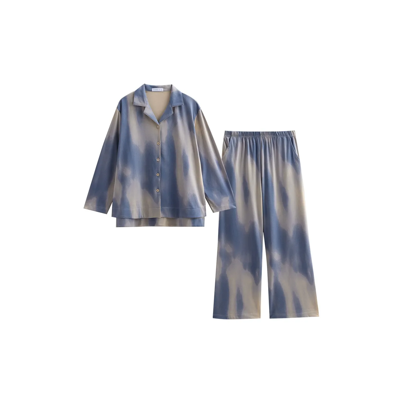 Same Language Пижамный комплект Женские Dreamy Space Пыльно-синий