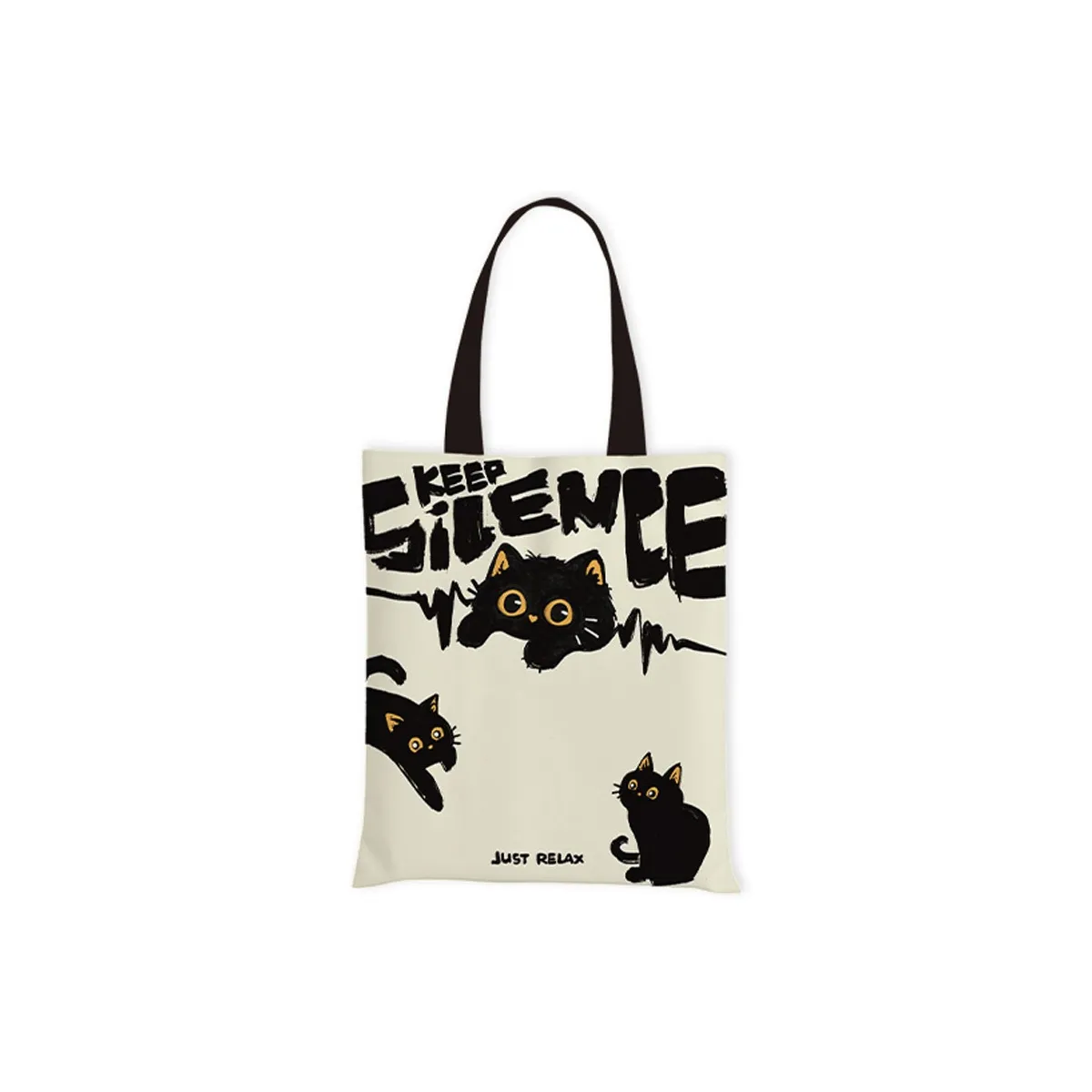 AOSONG Suede Technology Fabric Tote One Shoulder Handbag Medium Size Women's Black & White