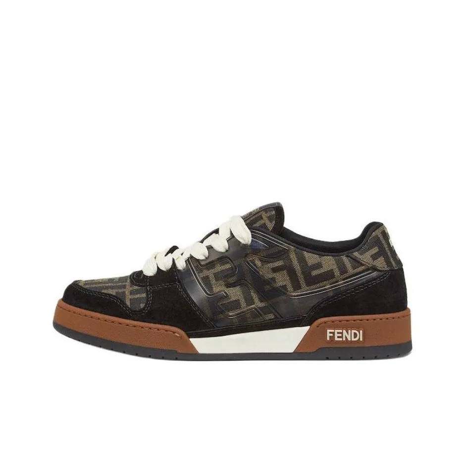 FENDI Match Ff Jacquard Low Top Sneakers