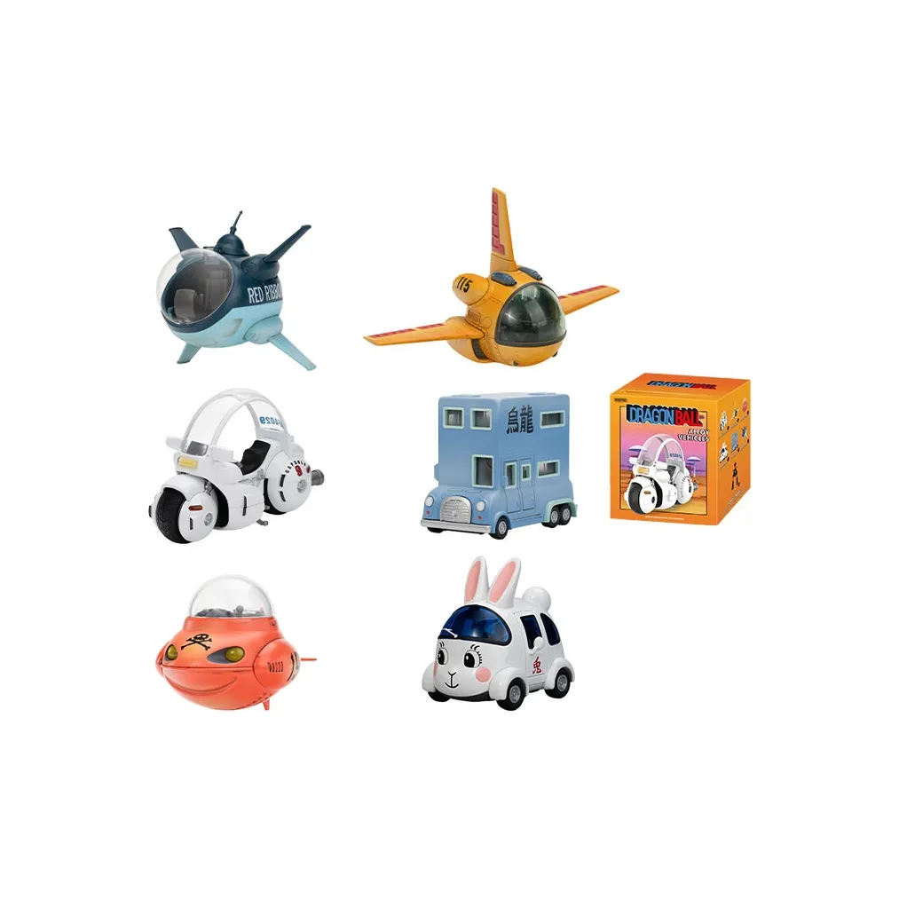 POP MART Коллаборация Edition Жемчужный Дракон Сплав Vehicle Collection Слепые Коробки Один Mystery Коробка Полная Коробка 6 шт