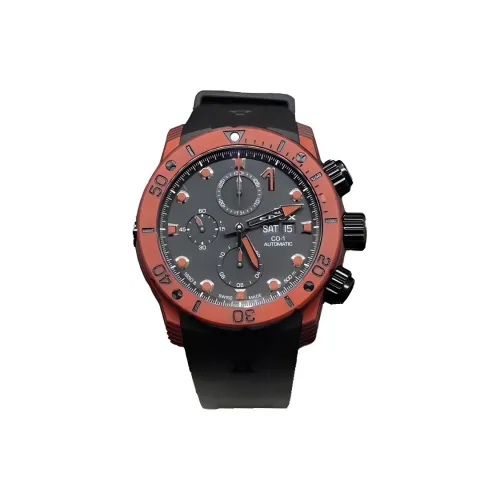 EDOX Автоматический Механический Movement Унисекс Часы 45 мм Черные