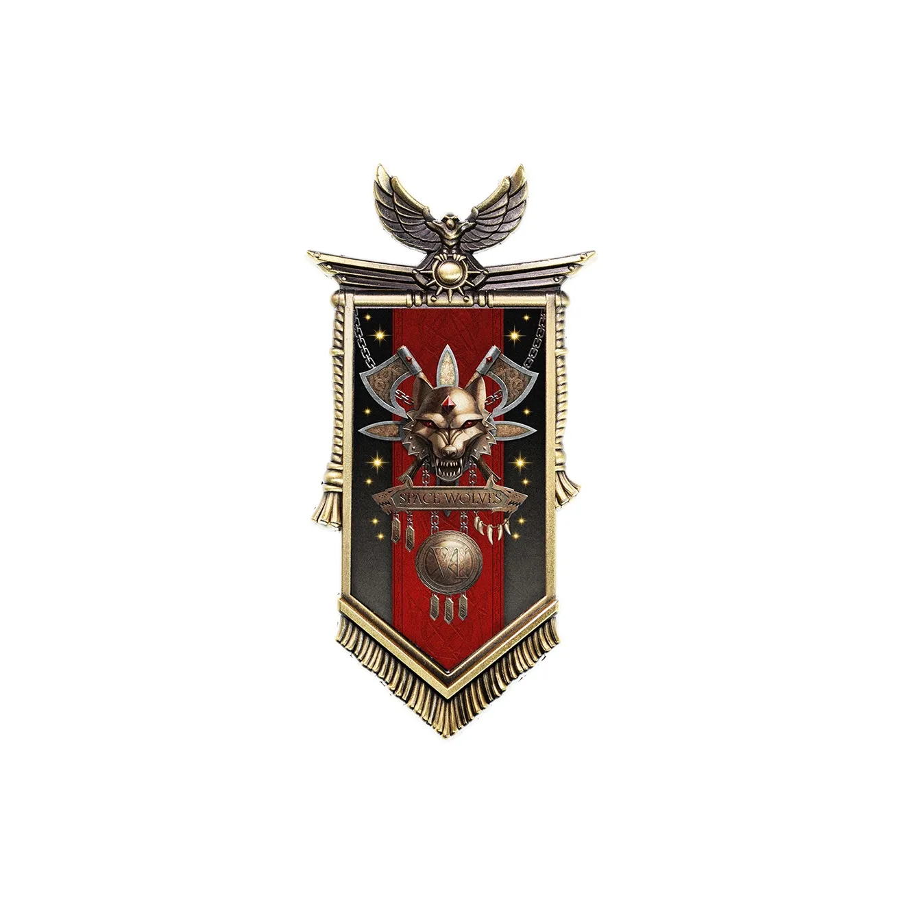 STARFORGED Warhammer 30K Horus Heresy Merch Space Wolves Battle Standard Anime / Games Fridge Magnets