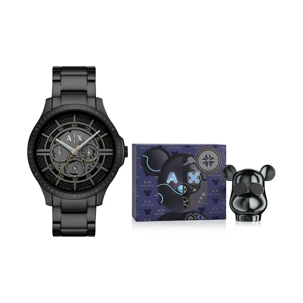 ARMANI EXCHANGE Кварцевый механизм Мужские часы Darth Vader 46 мм Черные