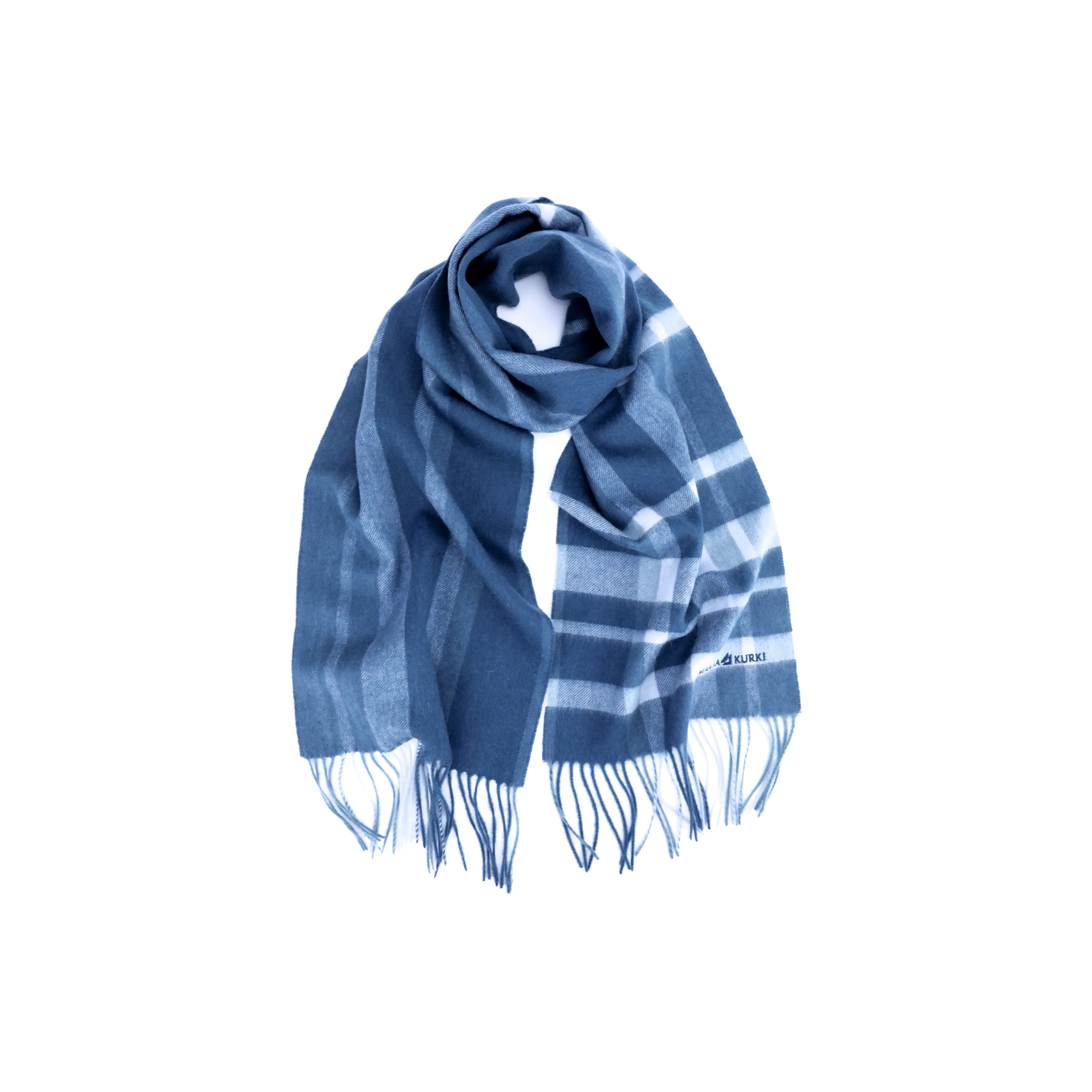 MARJAKURKI Овечья шерсть Кашемир Красный Шарф Унисекс