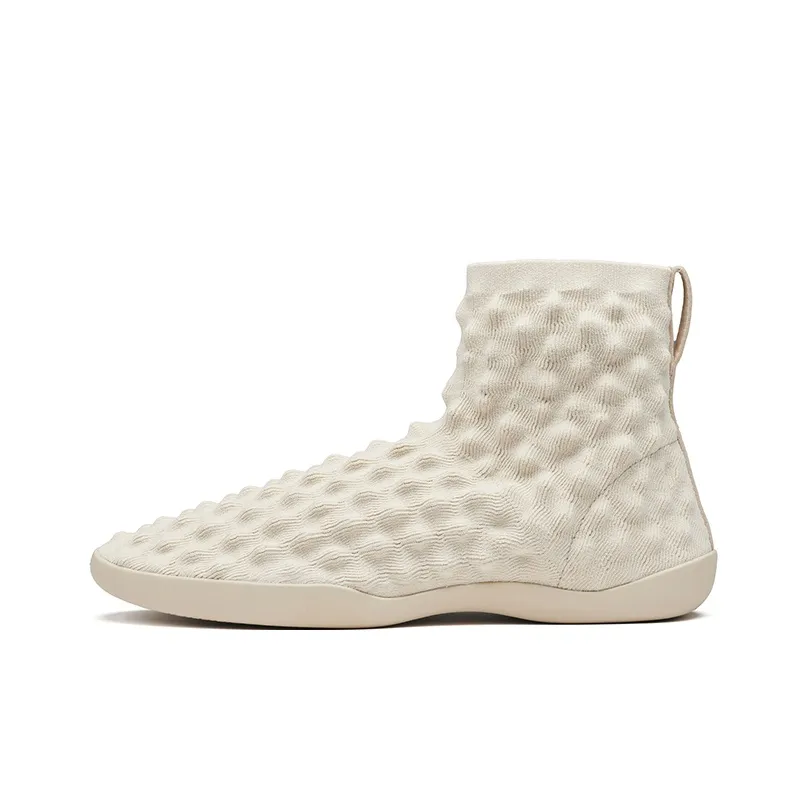 EQLZ EQUALIZER Нескользящий Легкий Высокий Топ Повседневный Унисекс Бежевый