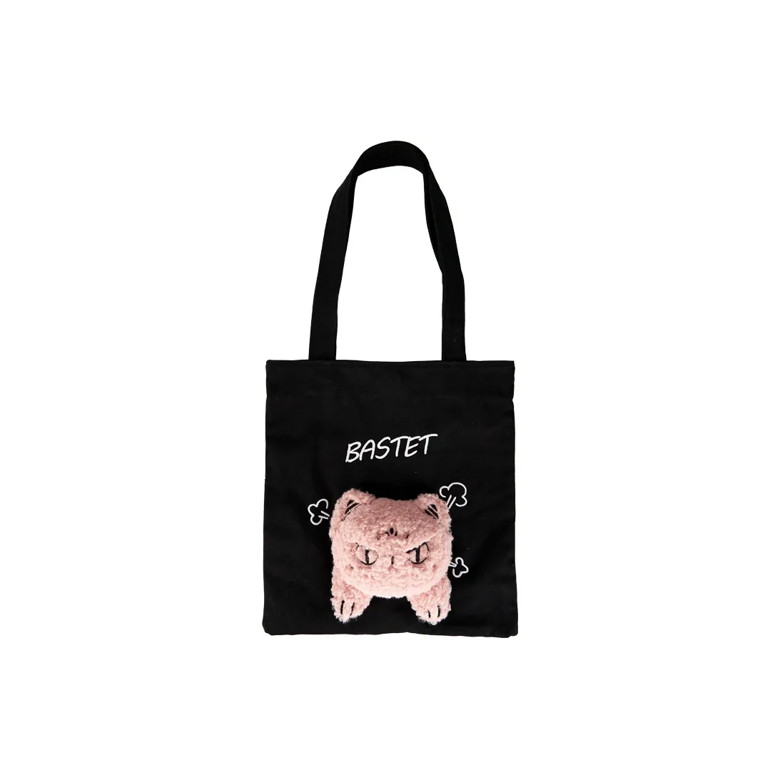 Британский музей Canvas Bag Сумка Сумка через плечо Стандартная Женская Черная Розовая