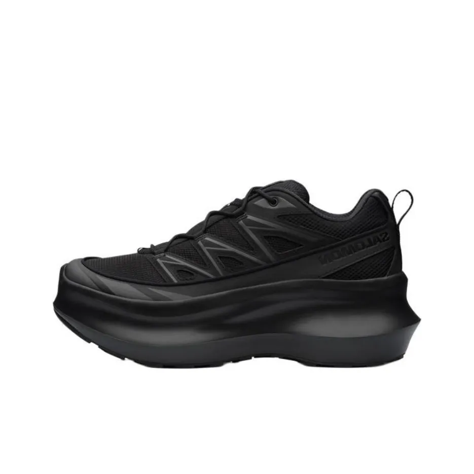 SALOMON x CDG XT 6 Low Top Casual Shoes Women's Black