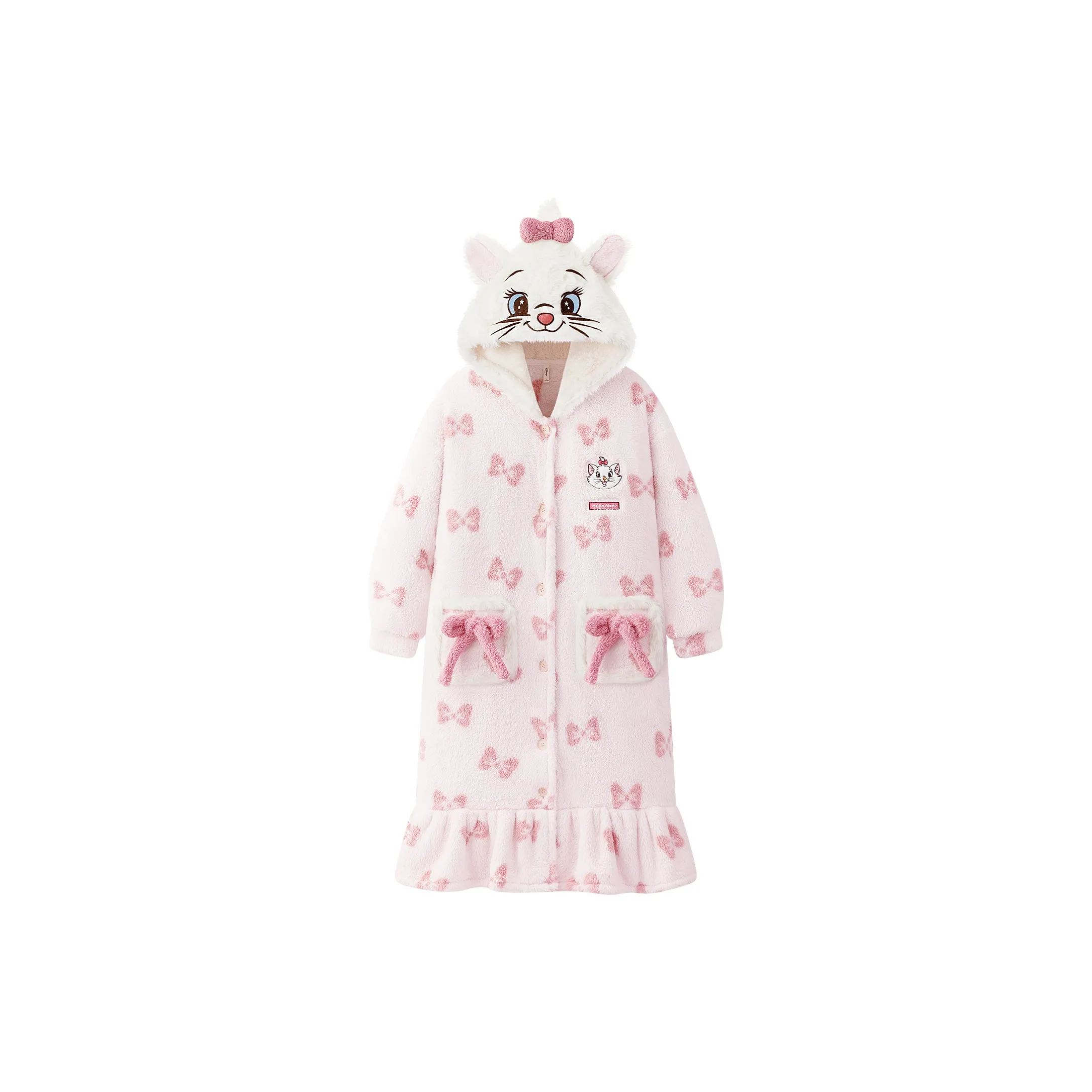 Gongdie x Disney Pajama Robe Women's Pink