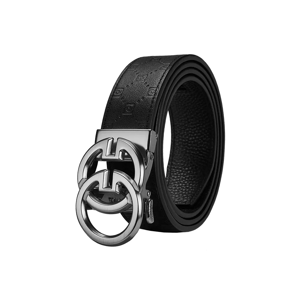 PIERRE CARDIN Ремни из коровьей кожи Мужской Золото Серебро 3,5 см