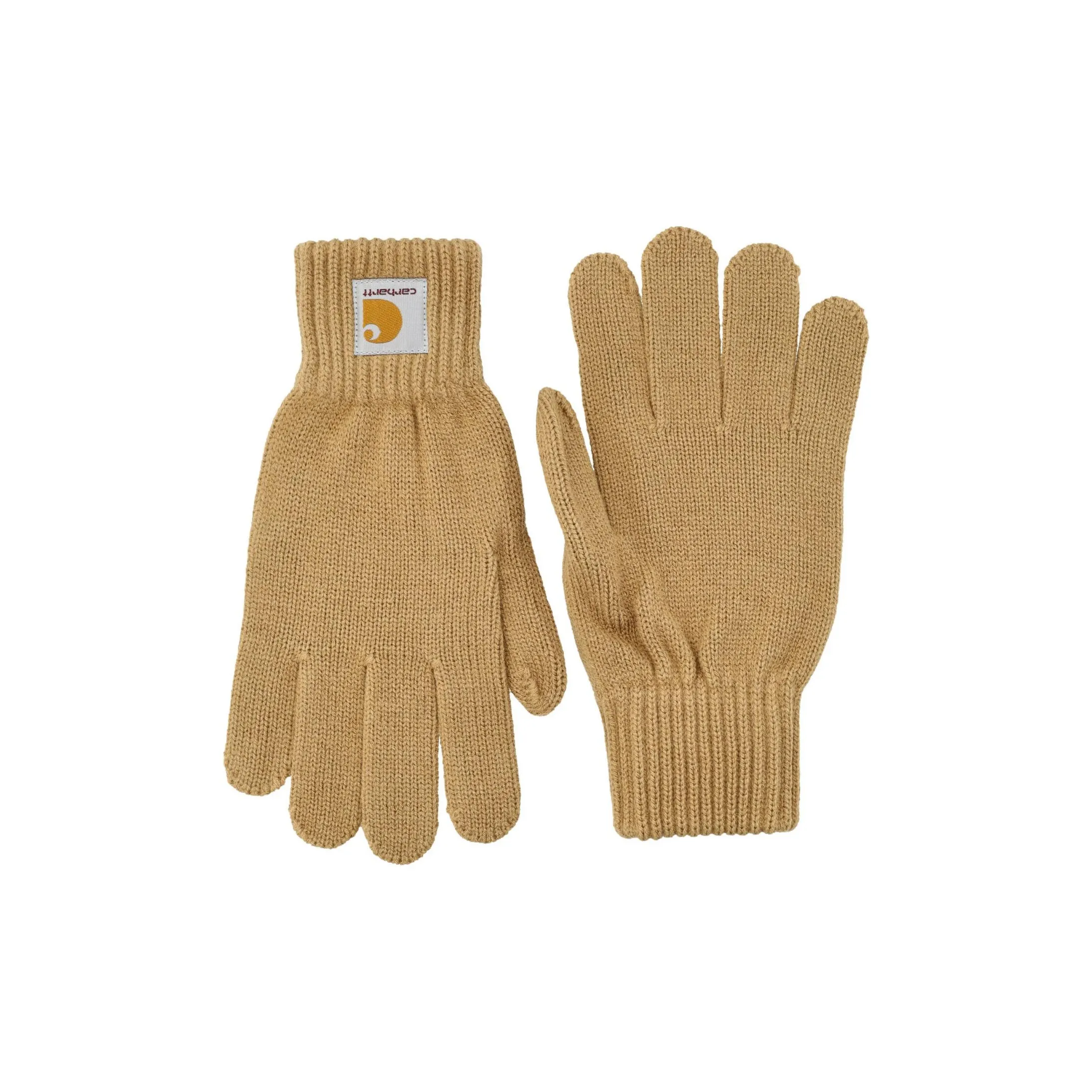 Carhartt WIP Acrylic Knit Gloves Men's Brown