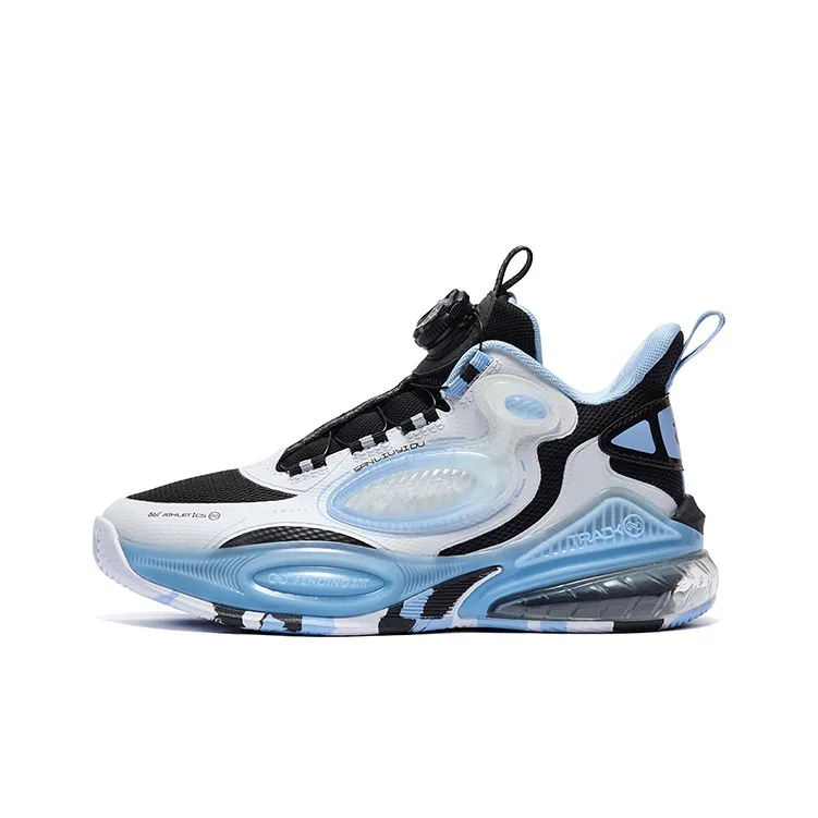 361°KIDS Противоскользящие Амортизация Устойчивость к истиранию Отскок Детские Баскетбольные Кроссовки Белый Черный Синий