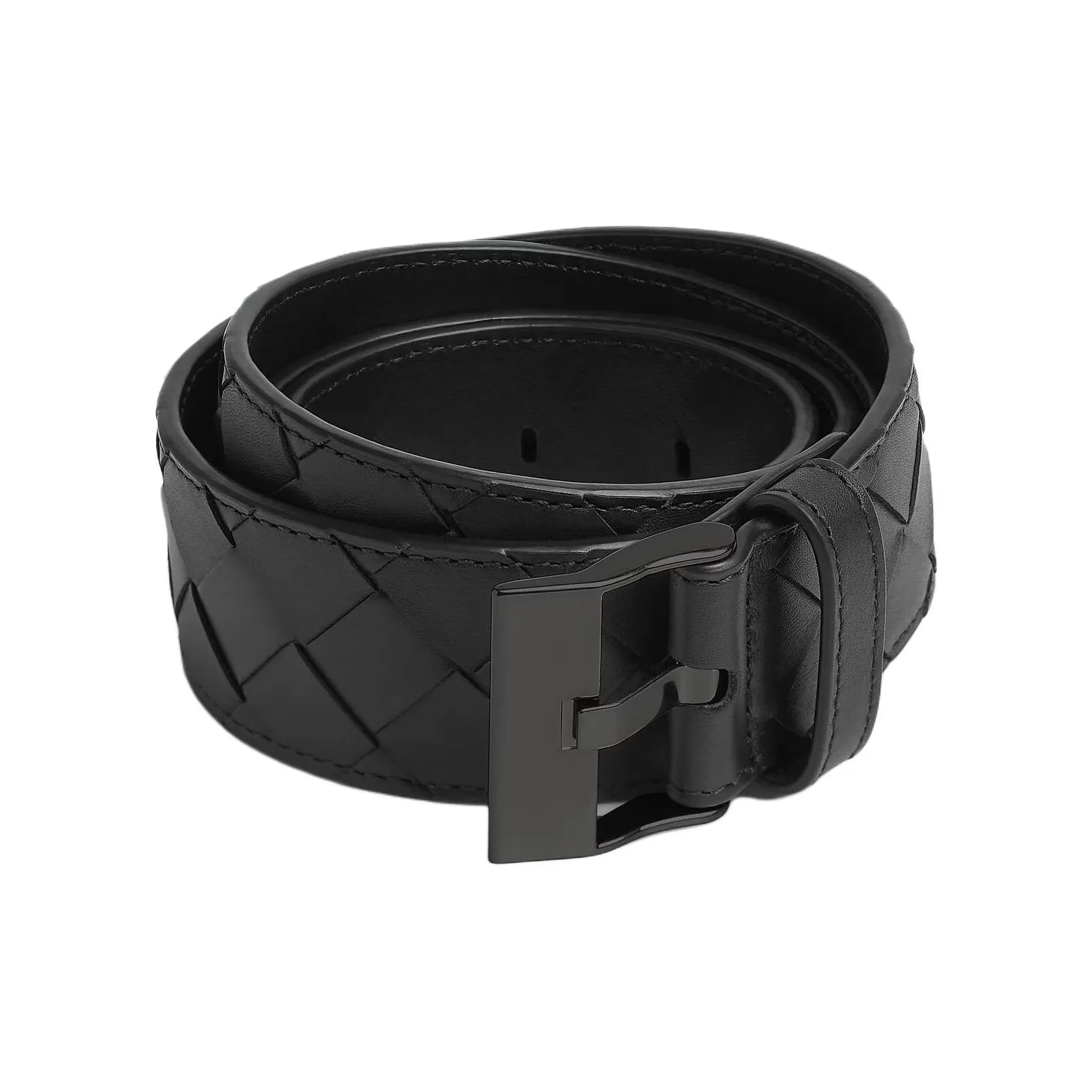 Bottega Veneta Intrecciato Buckle Belt