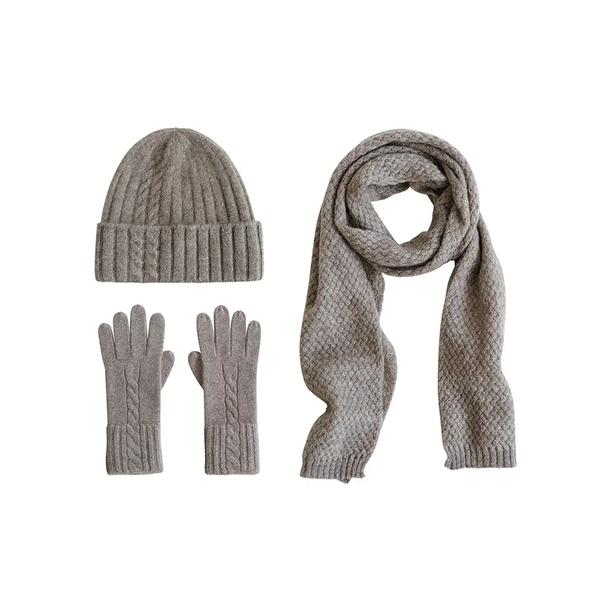 LOST PATTERN Cashmere Knit Scarves Unisex
