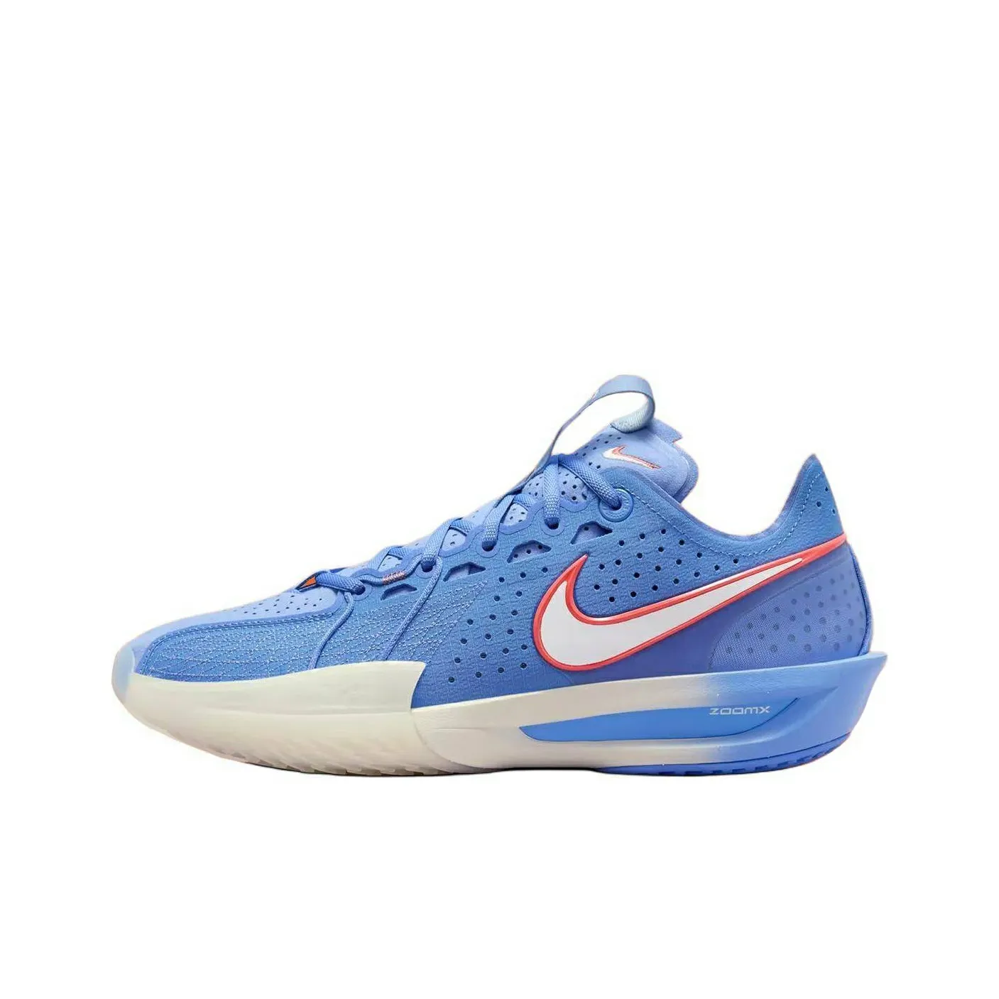Nike Slip Resistant Abrasion Resistant Низкие Баскетбольные Кроссовки Унисекс Blue