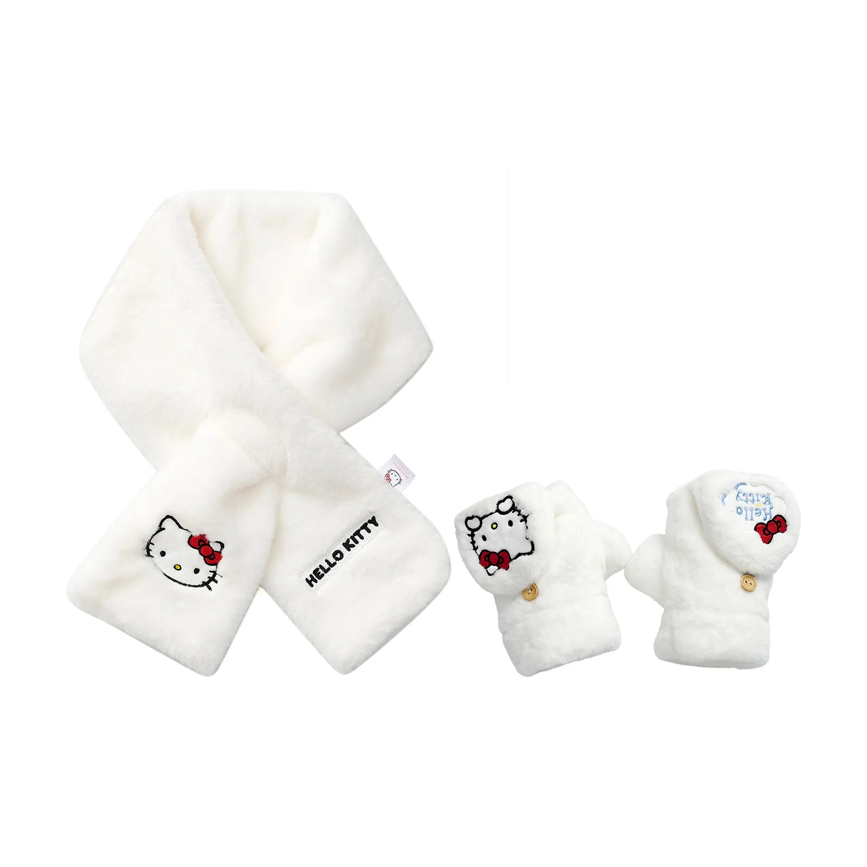 Hello Kitty Полиэстер Трикотаж Перчатки Унисекс