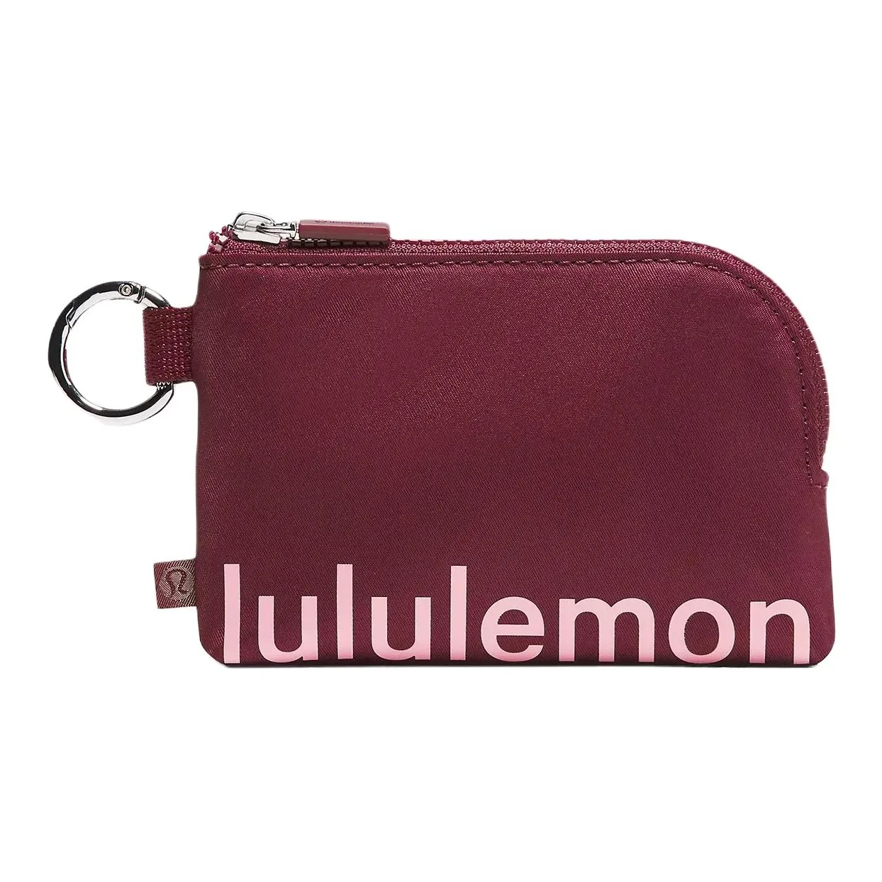 Lululemon Recycled Polyester Card Holder Women's Deep Luxury Style & Pink Trend