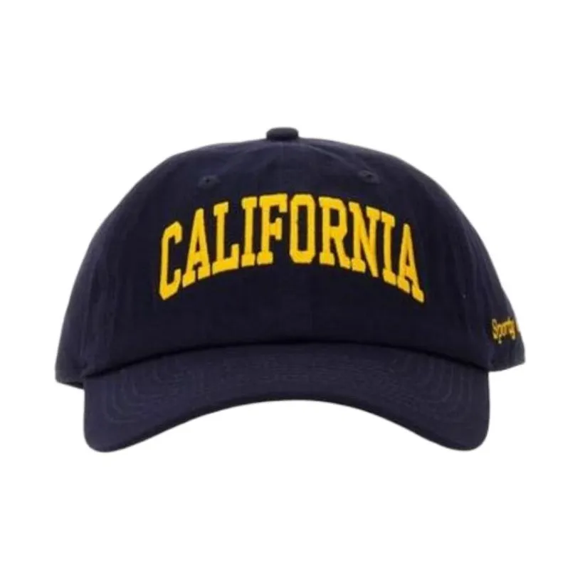 SPORTY & RICH California Embroidered Curved Peak Cap