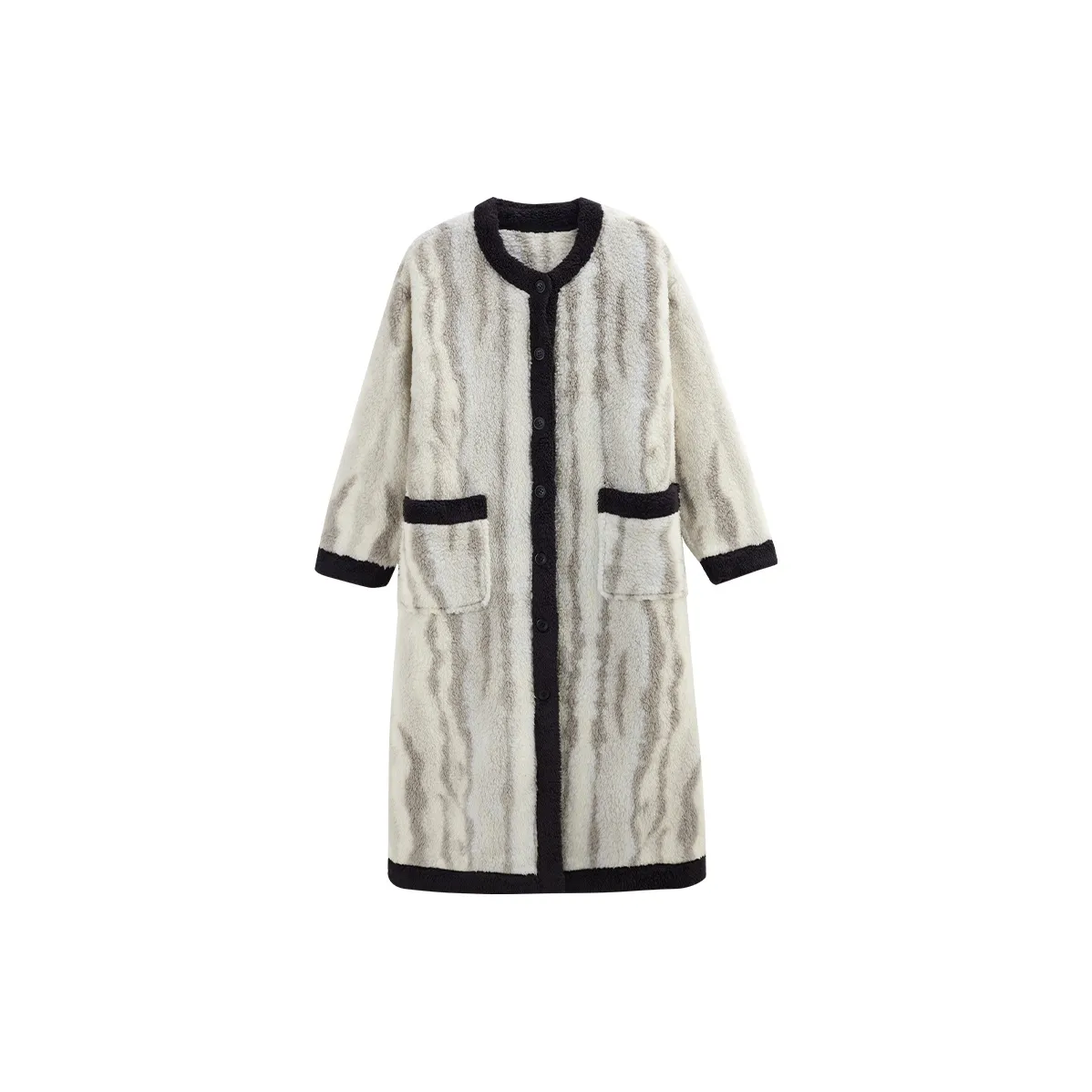 Same Language Сон Robe Женские Canine Флис Серый