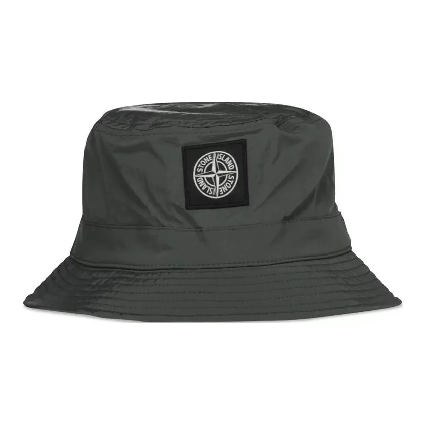 STONE ISLAND Logo appliqué Bucket Hat