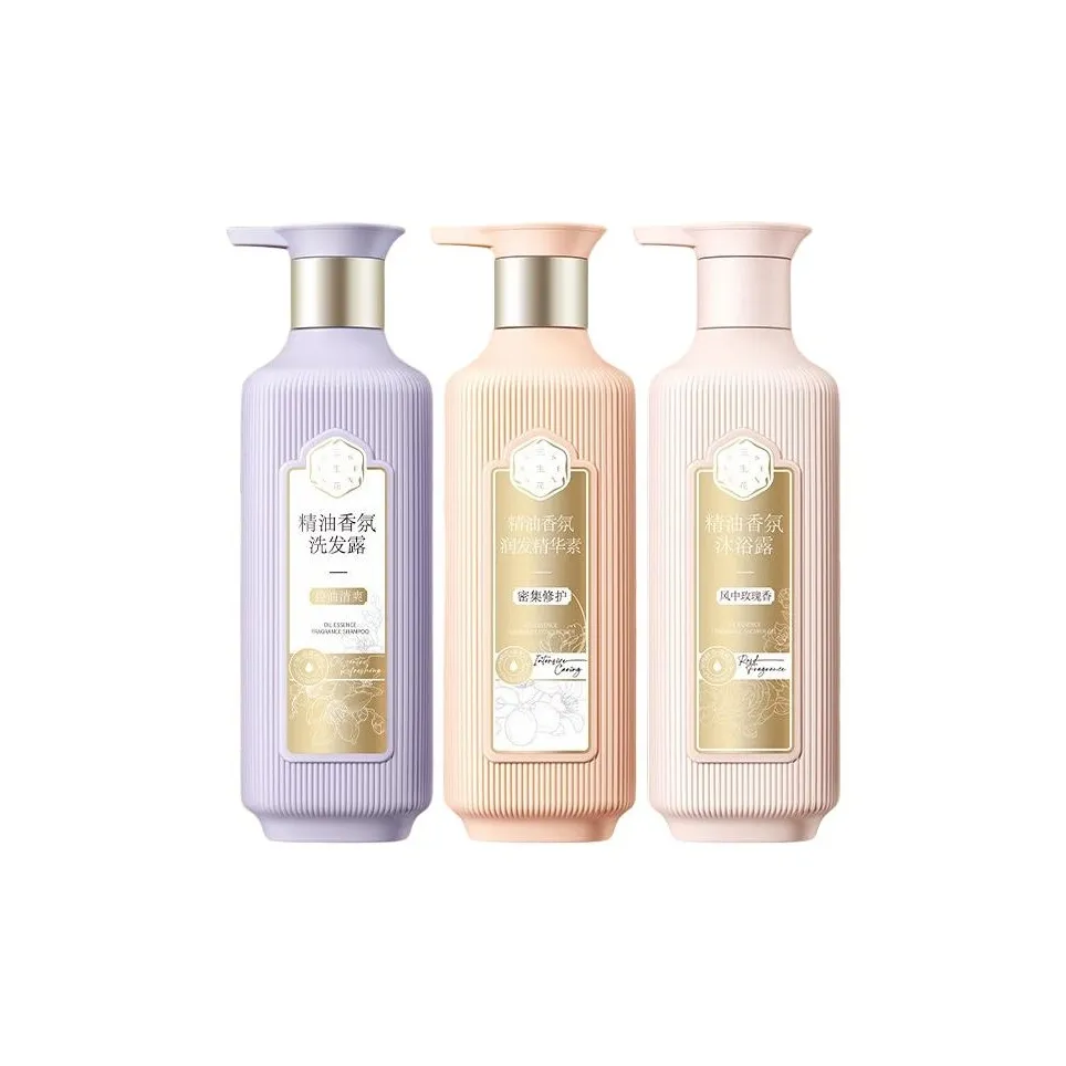 SANSEN Шампунь Кондиционер для волос Гель для душа Шампунь и Кондиционер Наборы Увлажняющий Очищающий 500 мл*3 800 мл*3