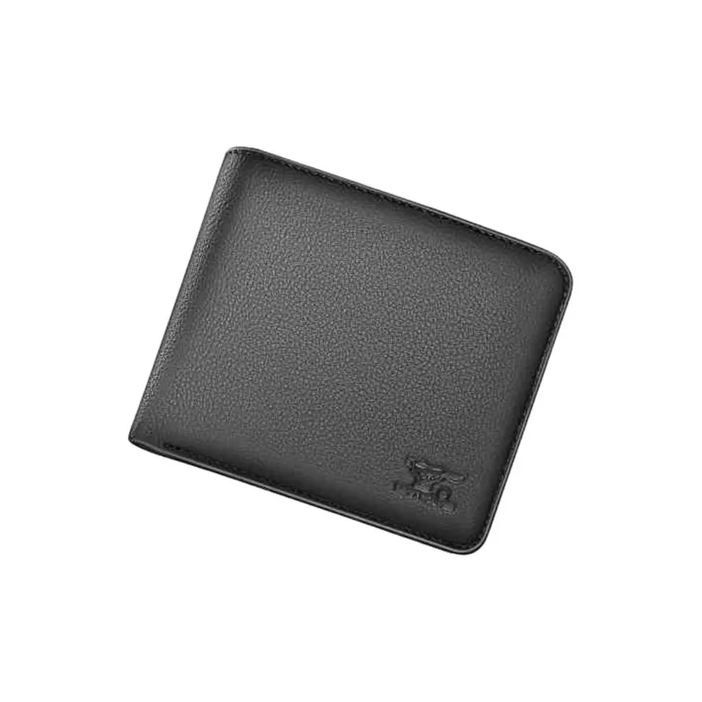 SEPTWOLVES Кошелек из коровьей кожи Мужской Черный