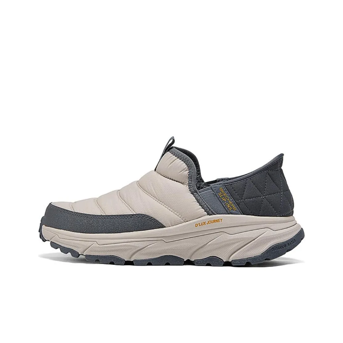 Skechers Slip Ins Low Top Casual Shoes Men's Light Beige
