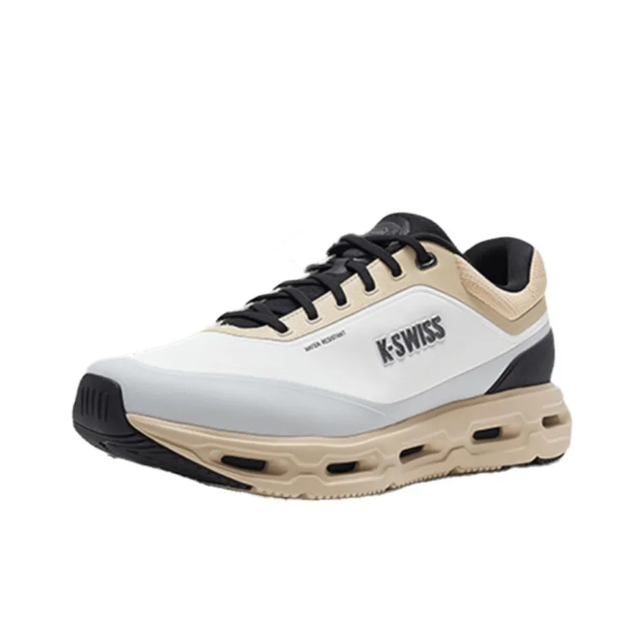 KSWISS Slip-resistant Abrasion-resistant Low-top Беговые кроссовки Мужские Белые