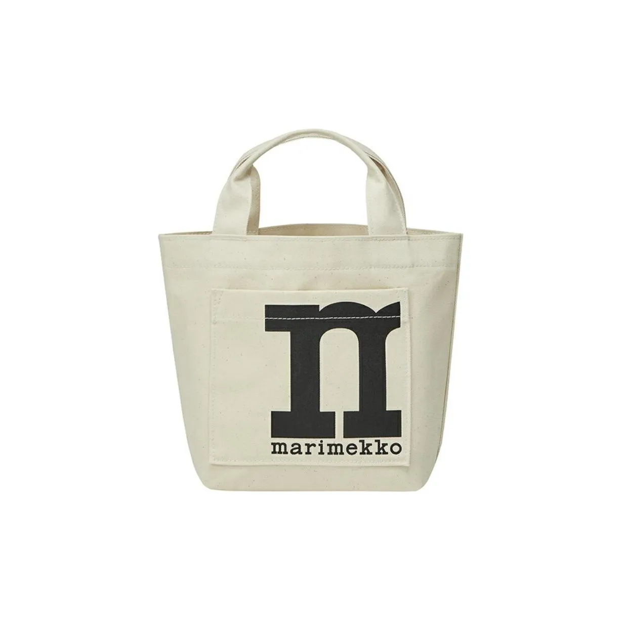 Marimekko Cotton Tote Bag, Shopping Bag, Handbag Swarovski Mini Women's White