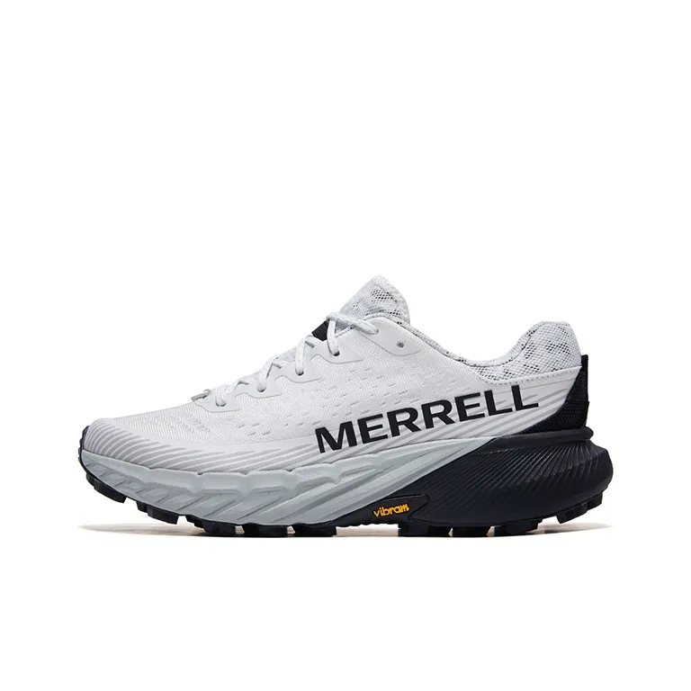 MERRELL Agility Peak 5 Амортизаторы Устойчивые к истиранию Низкий топ Уличная обувь Мужская Белый Черный