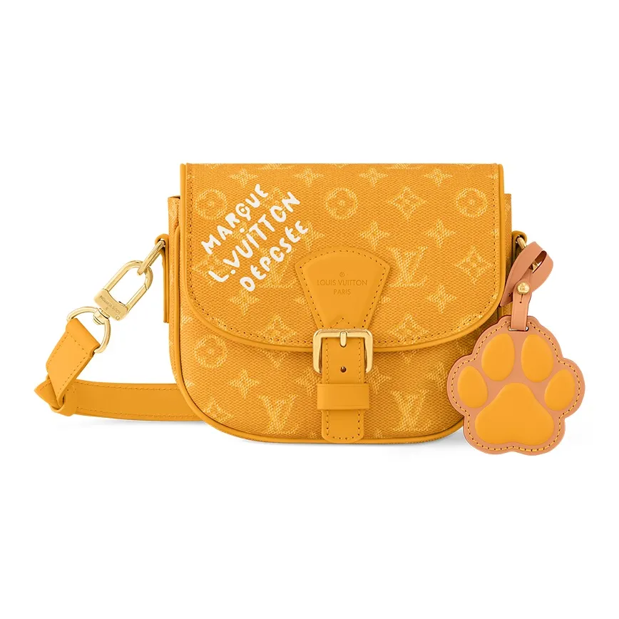 LOUIS VUITTON Montsouris Messenger Yellow