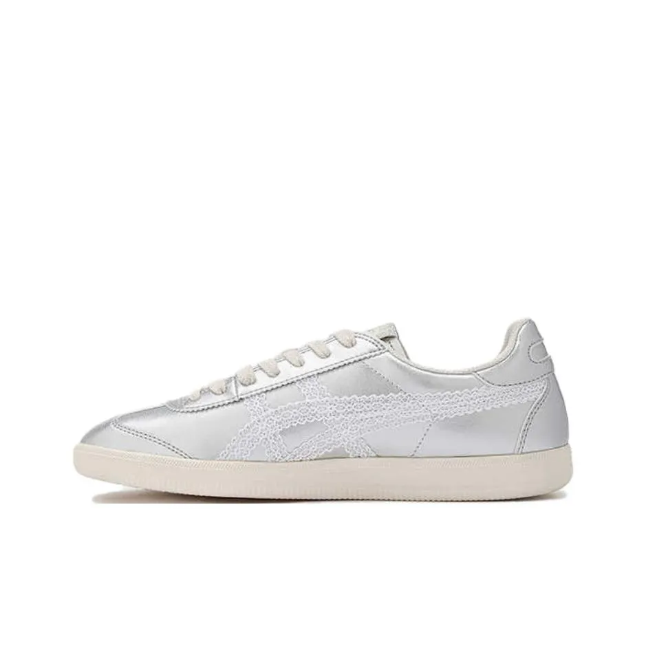 Onitsuka Tiger Tokuten Anti Slip Wear Resistant Low Top Skateboard Shoes Unisex Silver