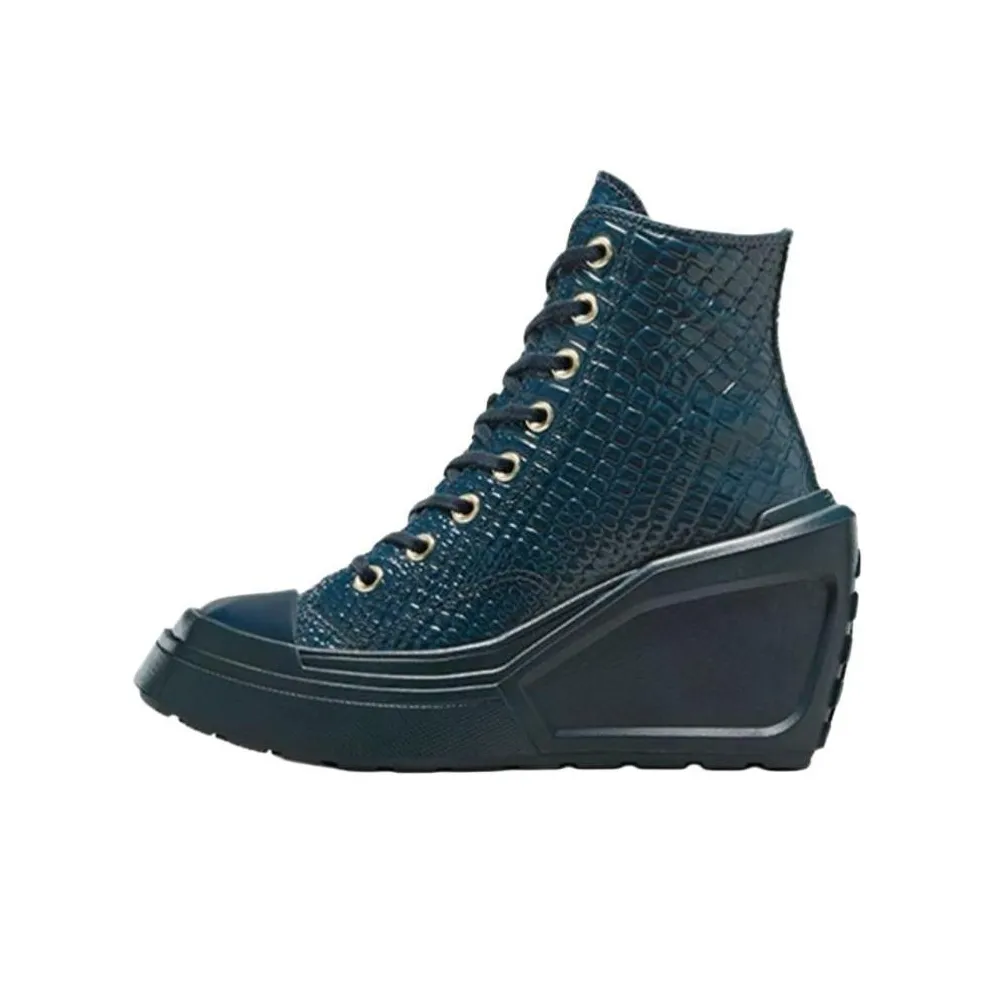 Chuck 70 De Luxe Women's Converse Wedge Platform High 'Into The Void Croc' Women's