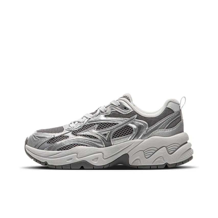 Mizuno TRAINER 2K Low Топ Беговые кроссовки Унисекс Серебристо-серый