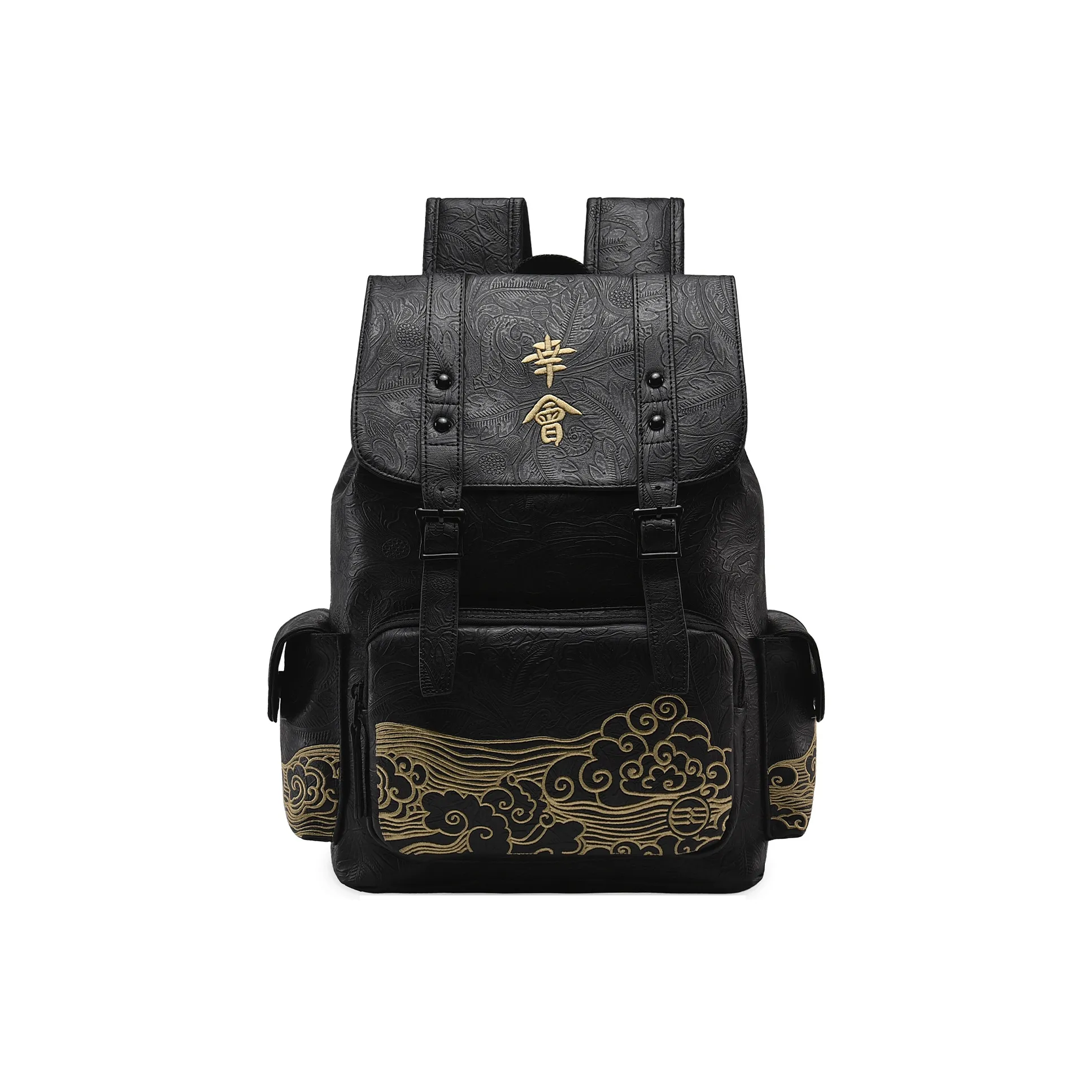 Hatsune Miku PVC Students Backpack Laptop Bag Men's Black