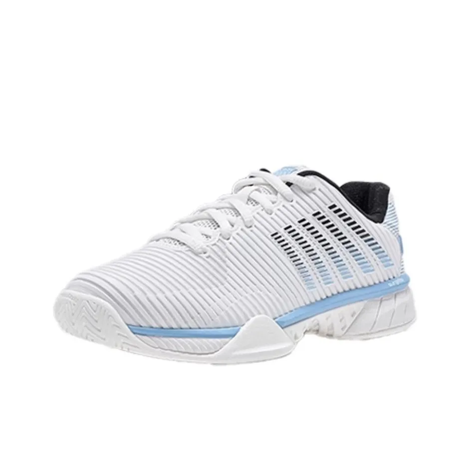 KSWISS противоскользящие низкие кроссовки для тенниса женские белые синие