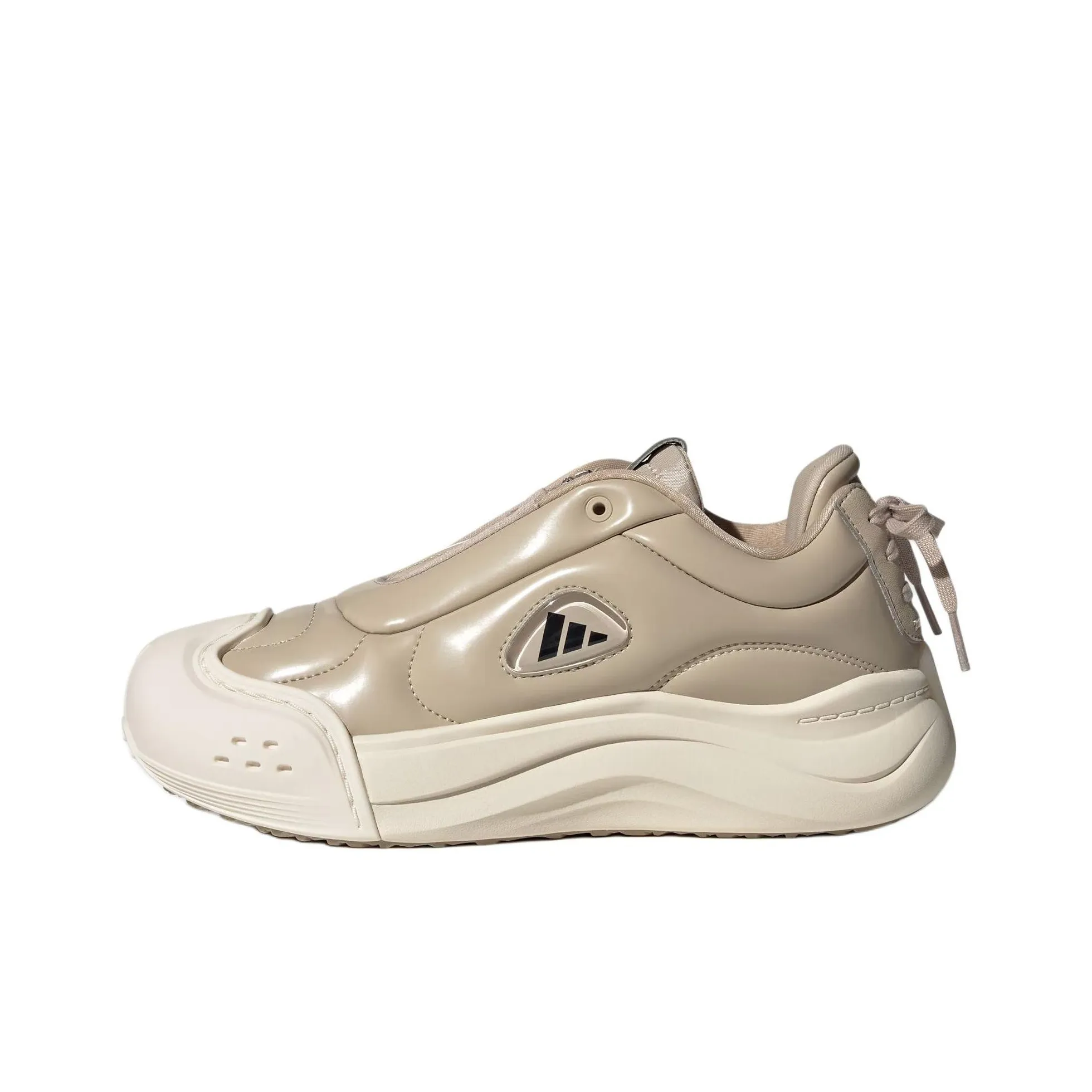 Adidas MAXXCOURT FOS Q4 Anti Slip Wear Resistant Low Top Casual Shoes Women's Umber White