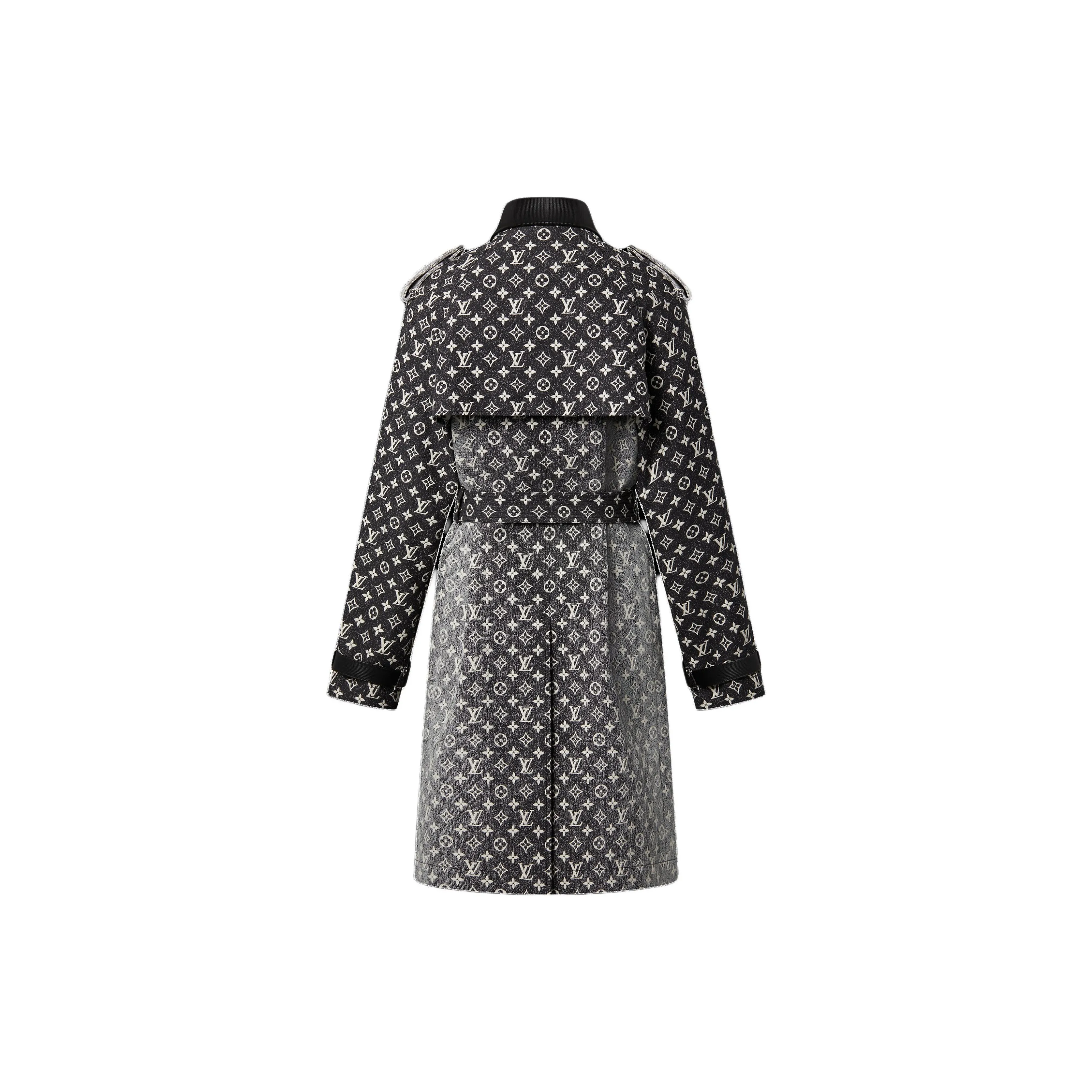 LOUIS VUITTON SS23 Trench Coat Women's Black