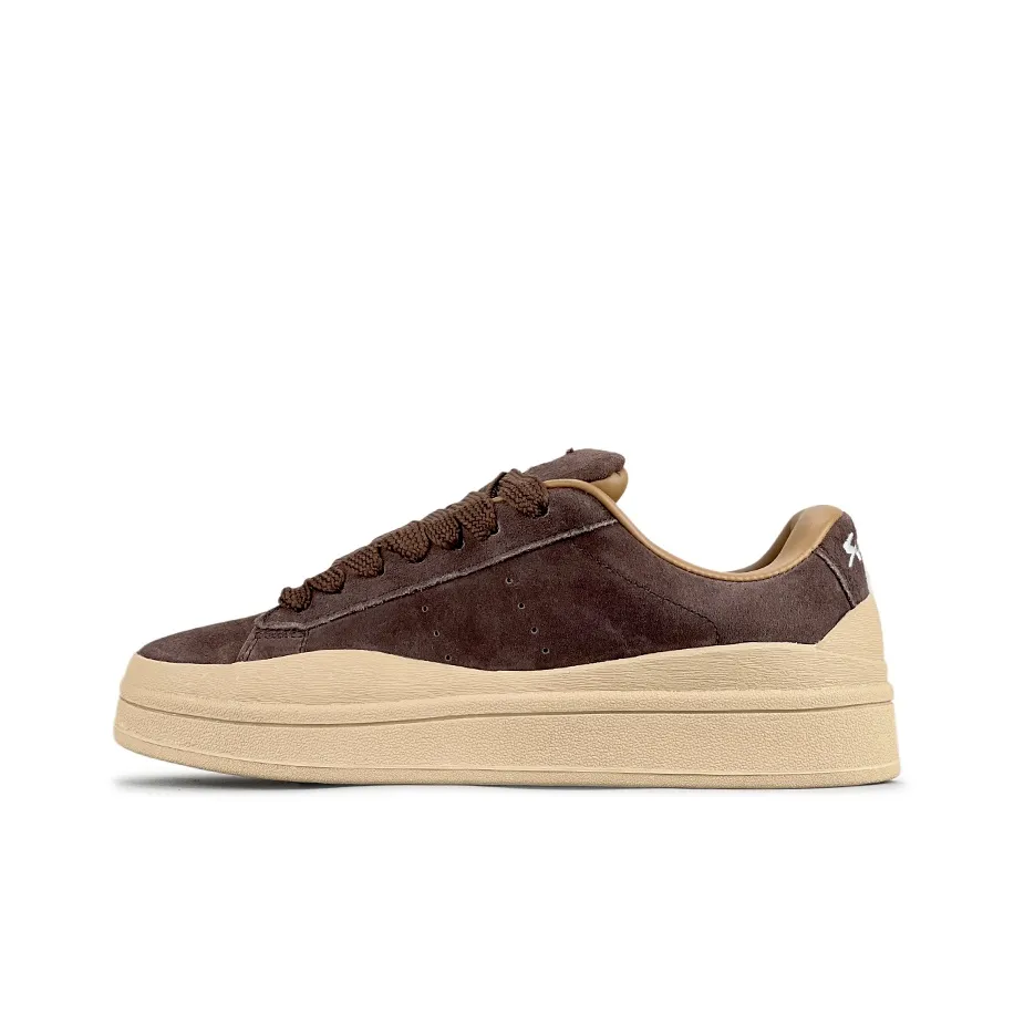 LuzaoT SUPER DRAG Slip-resistant Abrasion-resistant Low Top Skateboard Shoes Women's Chocolate ЛузаоT SUPER DRAG Противоскользящие Износостойкие Низкие Кроссовки для скейтбординга Женские Шоколад