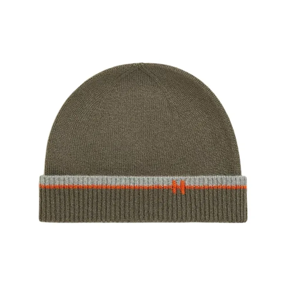 HERMES Кашемир Шапки-бини Мужской Коричневый