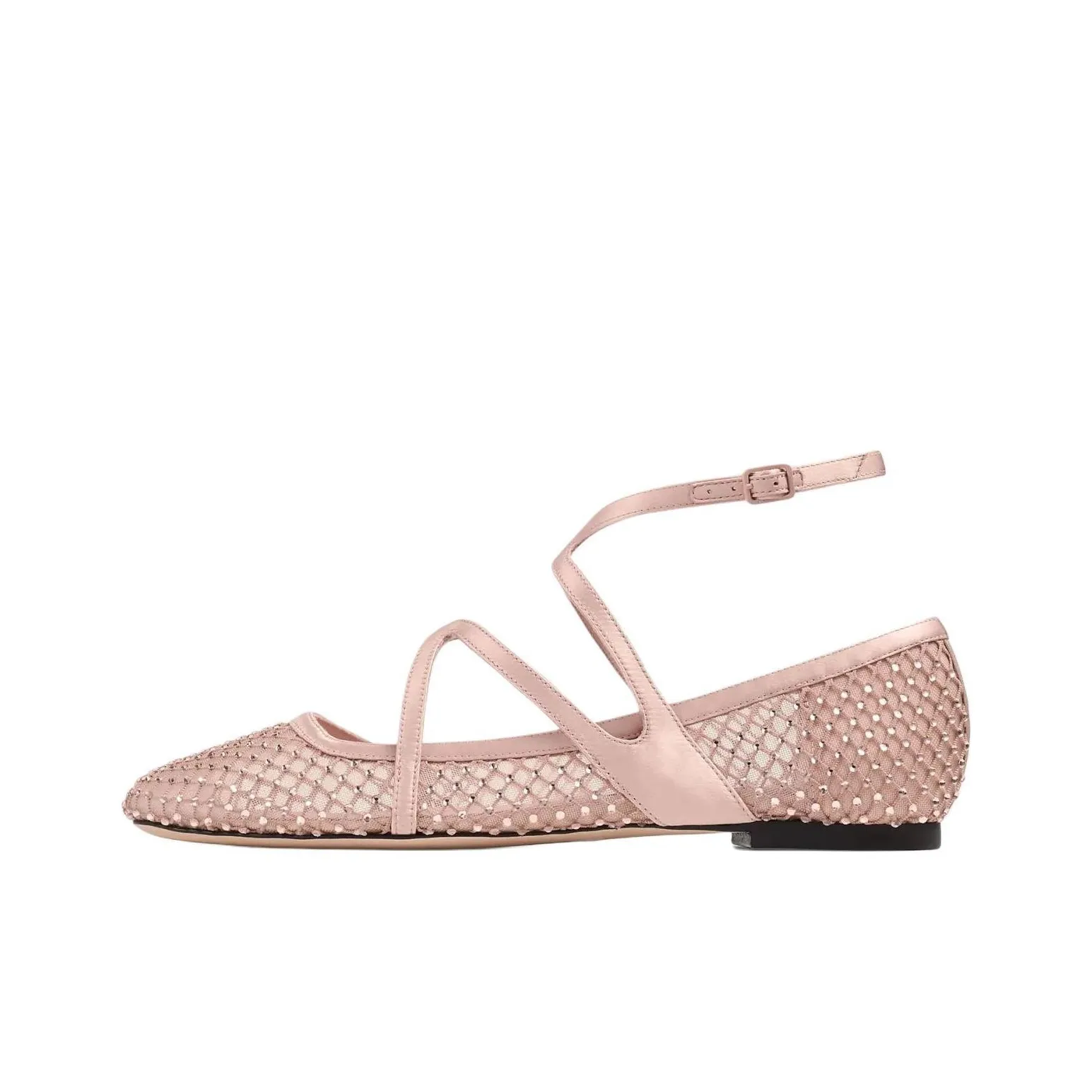 Jimmy Choo Flat Casual Single Shoes Women's Pink