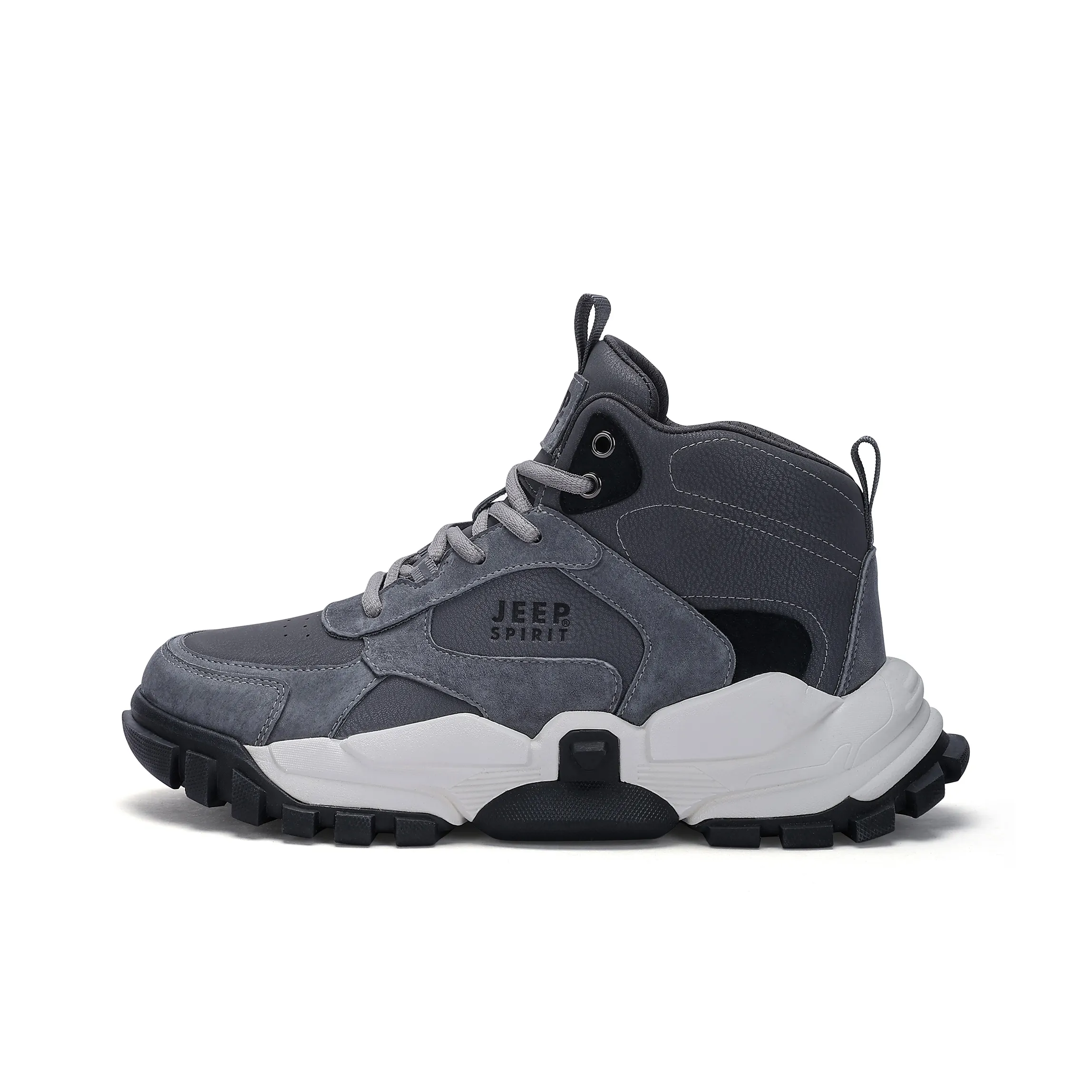 JEEP SPIRIT Short Outdoor Boots Men's Volcanic Gray