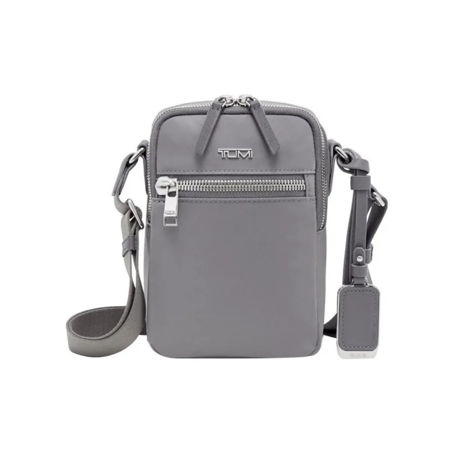 TUMI Voyageur Nylon Shoulder Bag, Crossbody Bag Women's Gray
