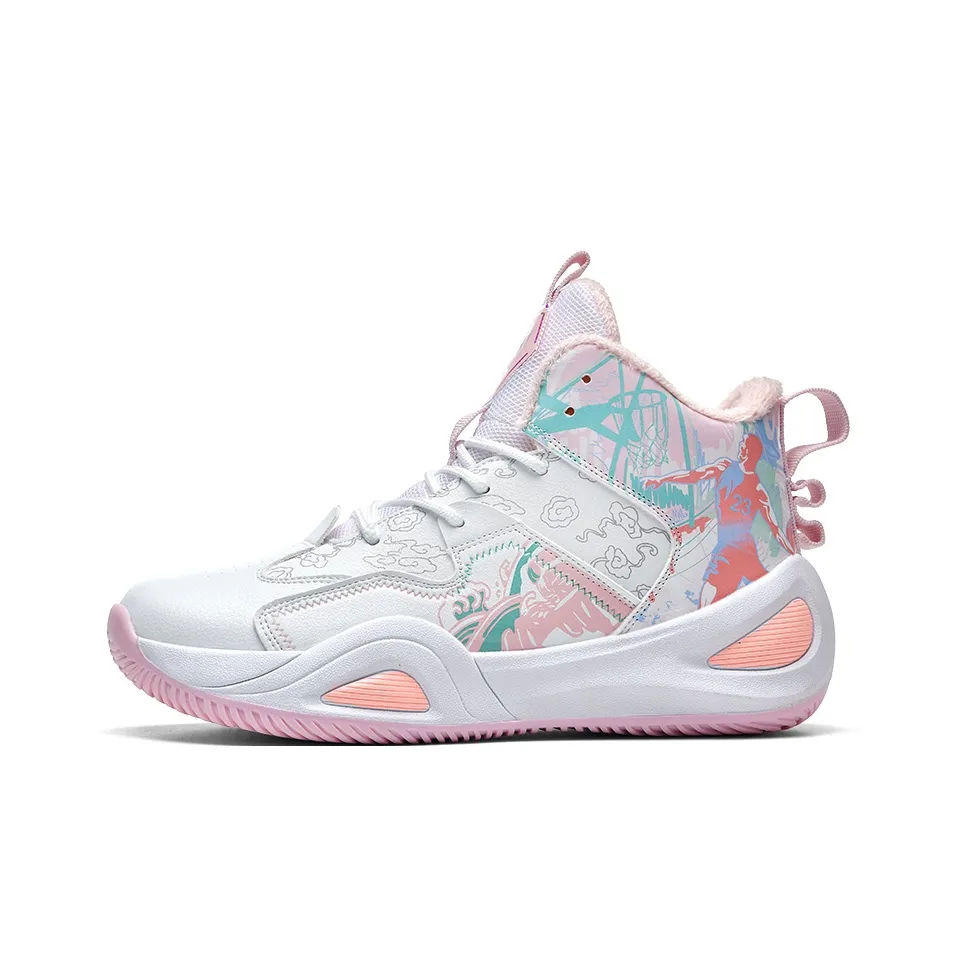 Kuding Термическая Амортизация Высокие Баскетбольные Кроссовки Унисекс