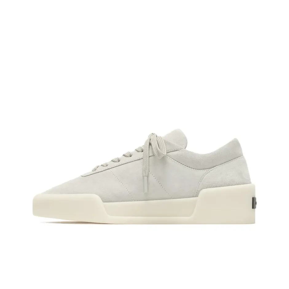 Fear Of God Aerobic Low Top Skateboard Shoes Unisex Light Gray