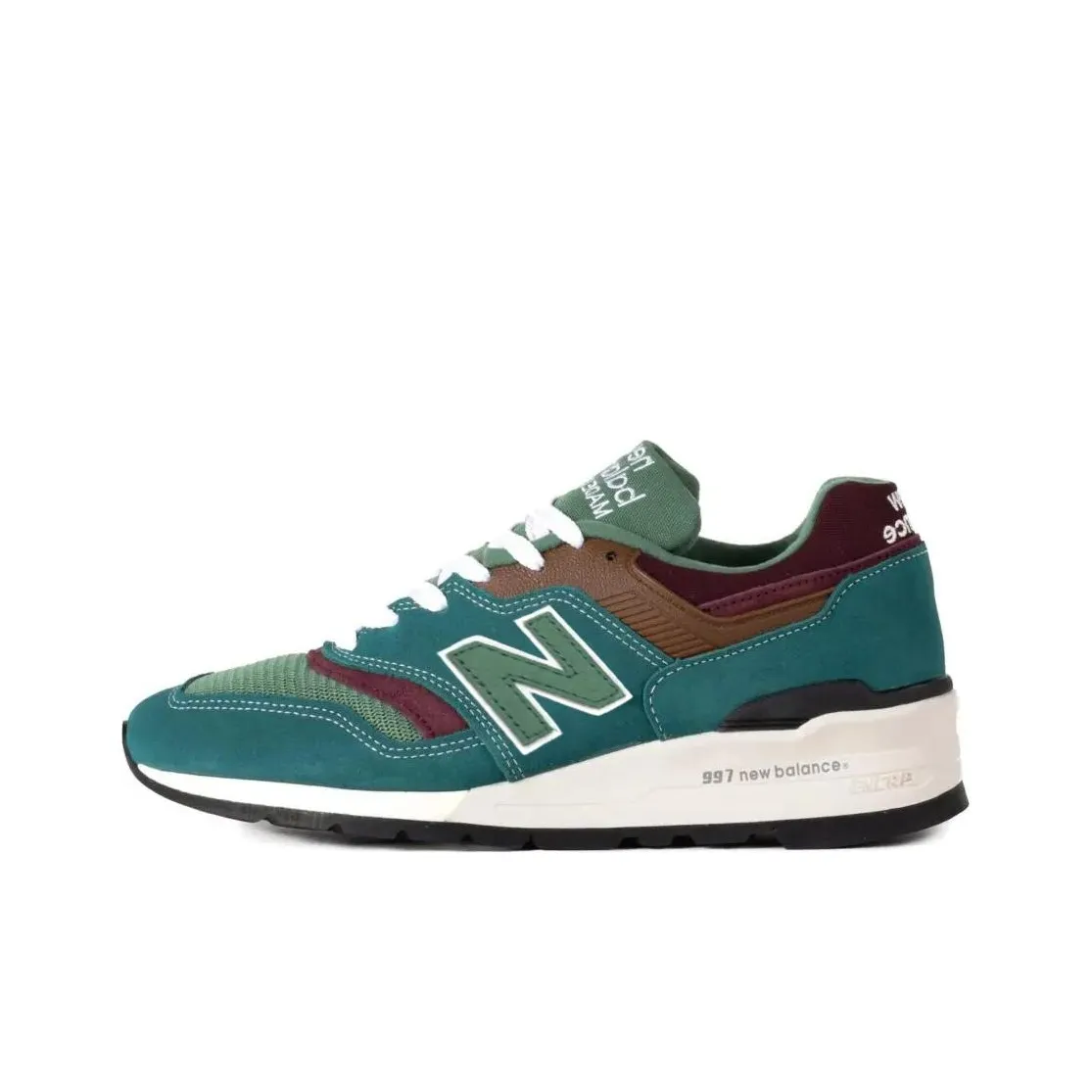 New Balance NB 997 Low Топ Беговые кроссовки Унисекс Зеленый