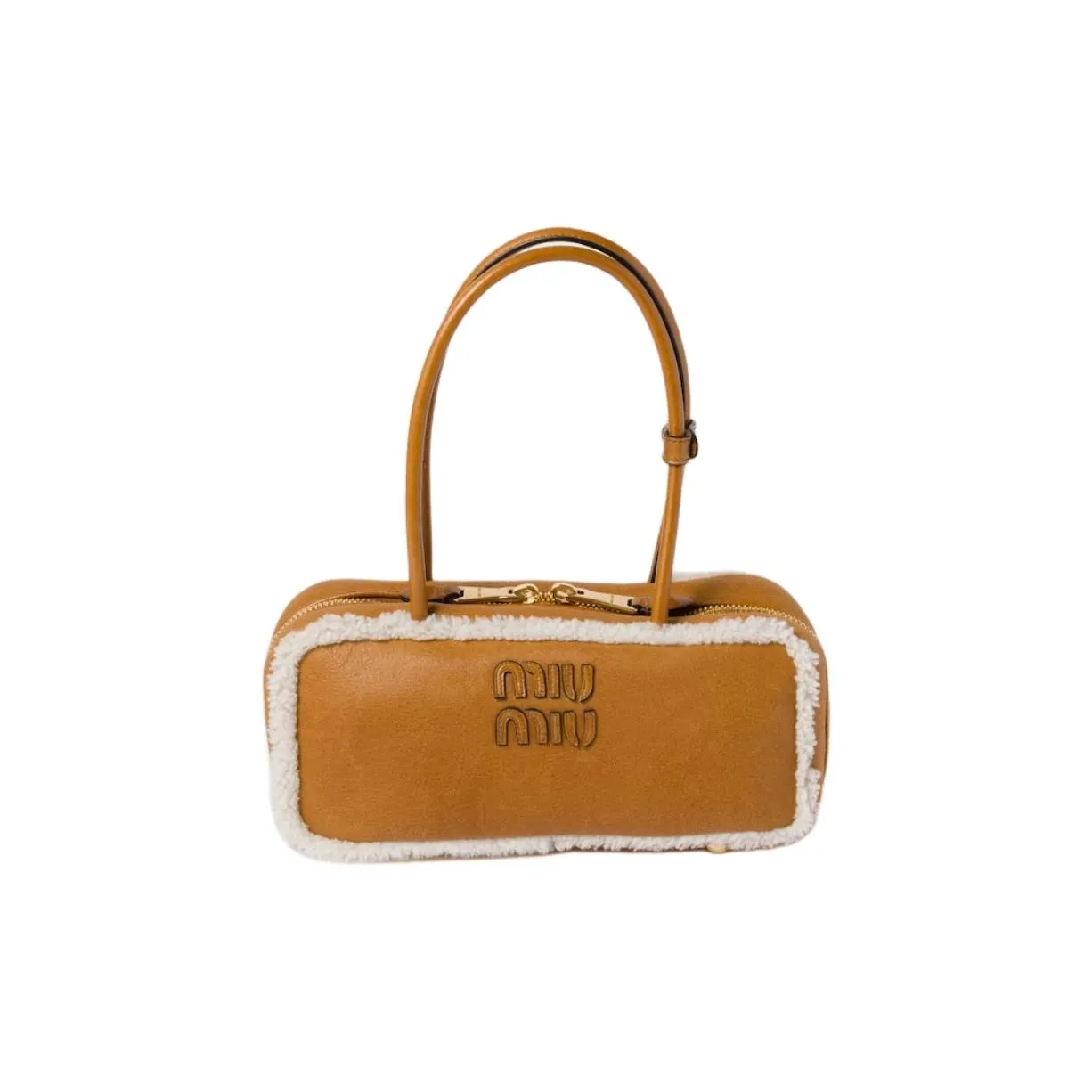 MIU MIU Arcadie Tote Bag Women's Yellow