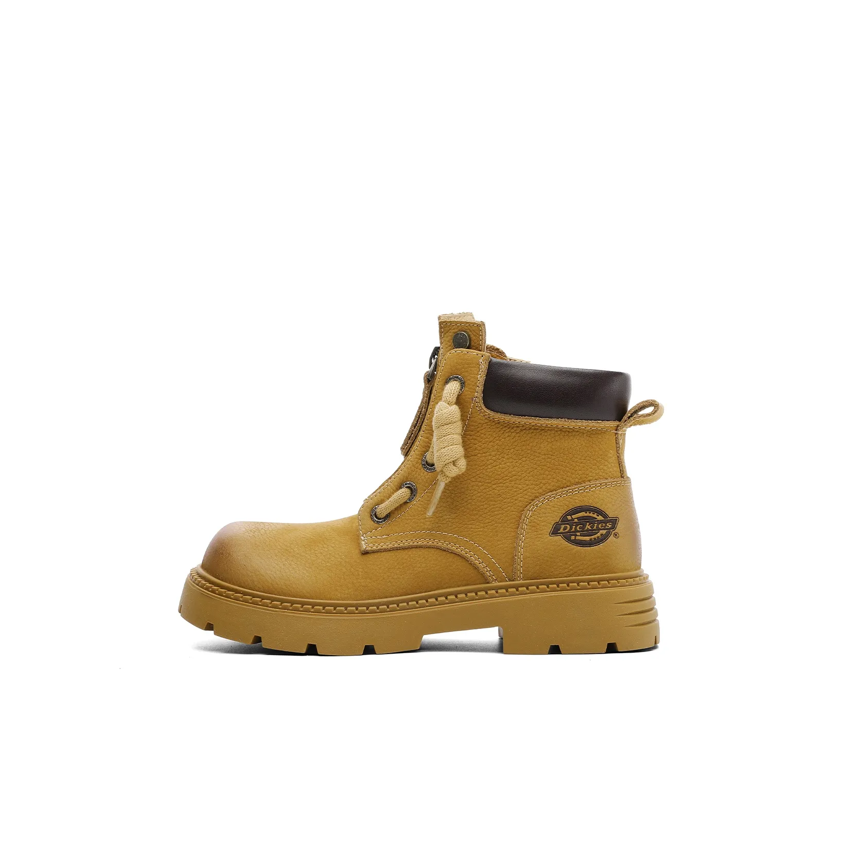 Dickies Противоскользящие Анти-KICK Амортизация Устойчивые к истиранию Увеличение высоты Поддержка Детские ботинки Земляной желтый Детский