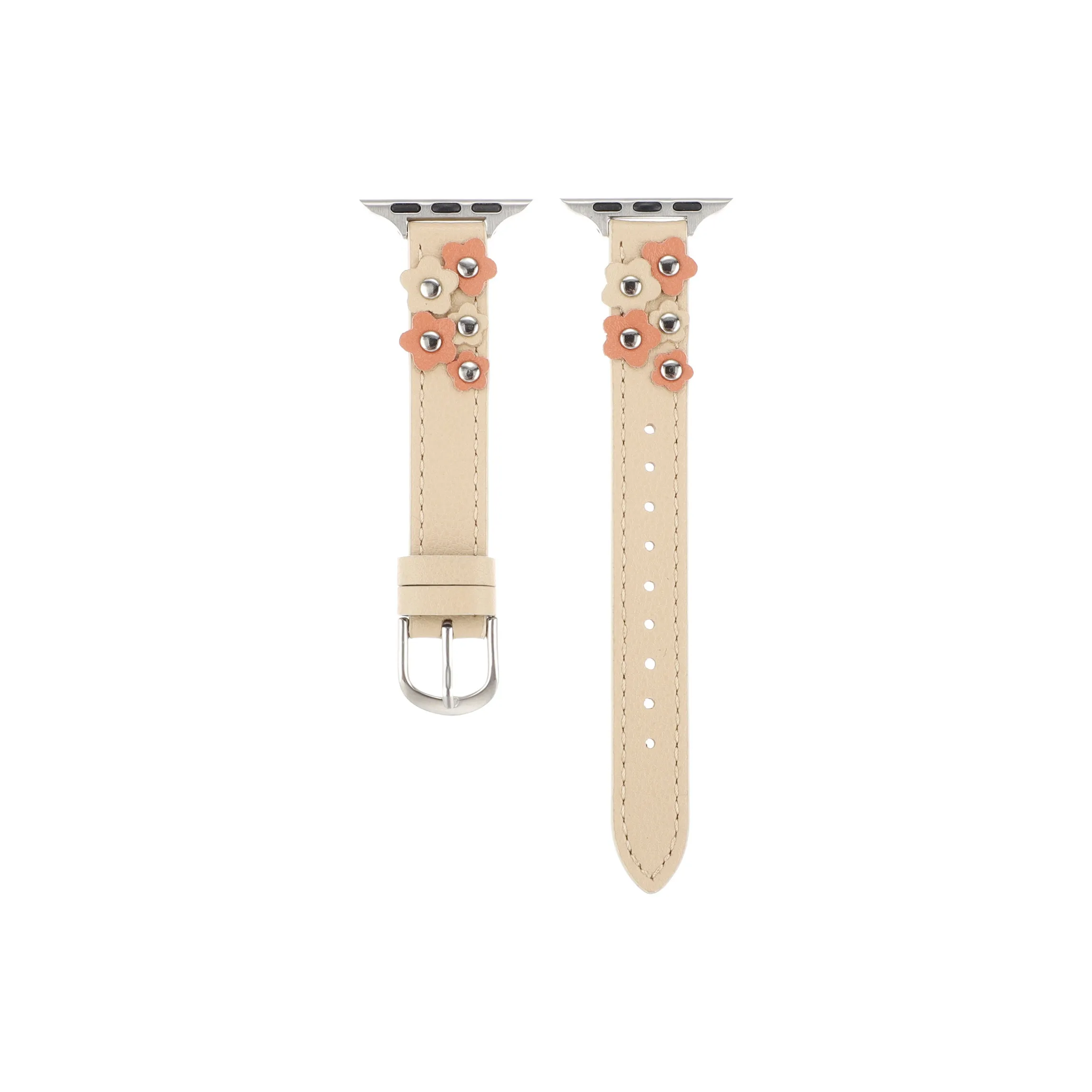 Vobafe Strap Apple Compatibility Genuine Leather Material 44mm
